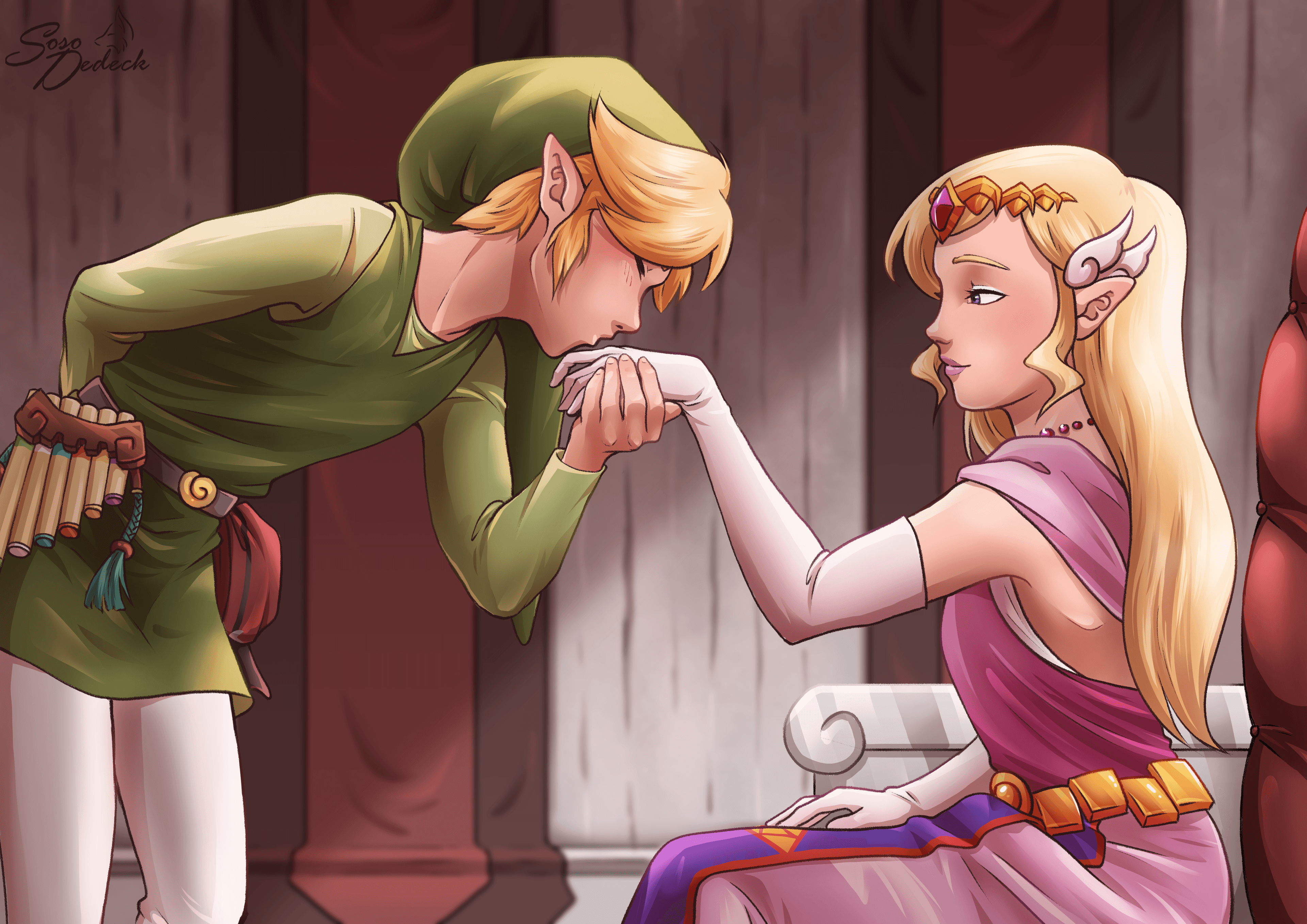 Link et Zelda